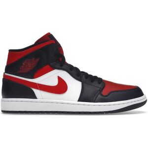 Nike Jordan 1 Mid Sort Ild Rød - Størrelse UK 10 - EU 45 - M 11 Nike Jordan 1 Mid Sort Ild Rød - Størrelse UK 10 - EU 45 - M 11