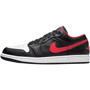Nike Jordan 1 Low White Toe - Cuir Noir et Blanc Rouge - Homme UK 6.5 / EU 40.5 - Publicité Nike Jordan 1 Low White Toe - Cuir Noir et Blanc Rouge - Homme UK 6.5 / EU 40.5 - Publicité