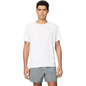 Nike White Miler Running Top - Lightweight Breathable - Running Top Nike White Miler Running Top - Lightweight Breathable - Running Top