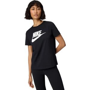 Nike W Nsw Tee Essntl Icn Ftra - T-Shirt - Zwart - Vrouwen Nike W Nsw Tee Essntl Icn Ftra - T-Shirt - Zwart - Vrouwen