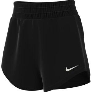Nike Dri-FIT One Kvinder Mid Rise Shorts - Sort/Silv Nike Dri-FIT One Kvinder Mid Rise Shorts - Sort/Silv