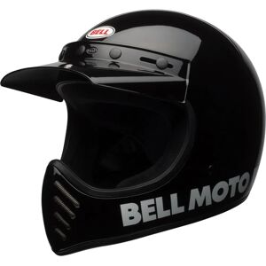 Bell Moto-3 Klassischer Motocrosshelm - Schwarz - S Bell Moto-3 Klassischer Motocrosshelm - Schwarz - S