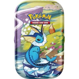 Pokemon Vaporeon Mini Tin - Prismatic Evolutions Toy Pokemon Vaporeon Mini Tin - Prismatic Evolutions Toy