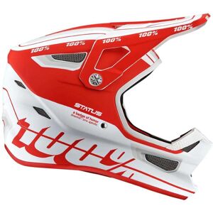 100% Status Helmet - White and Red - XL - Helmet 100% Status Helmet - White and Red - XL - Helmet