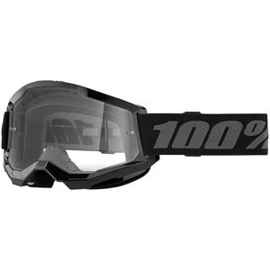 100% Strata 2 Goggles - Black - Clear Lens - Cross-Product Type 100% Strata 2 Goggles - Black - Clear Lens - Cross-Product Type
