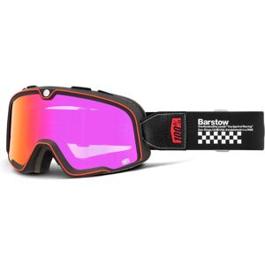Gafas de Motocross 100% Barstow Erban Rojo Iridio Oscuro - Gafas de moto Gafas de Motocross 100% Barstow Erban Rojo Iridio Oscuro - Gafas de moto