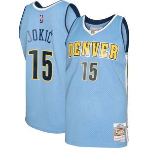 Mitchell & Ness Denver Nuggets Nikola Jokic Maillot Bleu - NBA Swingman S - Publicité Mitchell & Ness Denver Nuggets Nikola Jokic Maillot Bleu - NBA Swingman S - Publicité