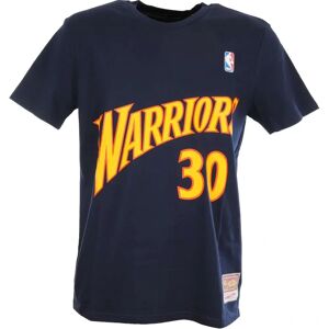 T-shirt Mitchell & Ness NBA Warriors Stephen Curry Marine - Publicité T-shirt Mitchell & Ness NBA Warriors Stephen Curry Marine - Publicité