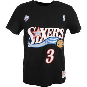 T-shirt NBA Iverson Noir Mitchell & Ness - Homme - S - Basketball - Publicité T-shirt NBA Iverson Noir Mitchell & Ness - Homme - S - Basketball - Publicité
