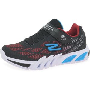 Skechers Vorlo Lysende Treningssko - Sporty Svart Blå Barn Skechers Vorlo Lysende Treningssko - Sporty Svart Blå Barn