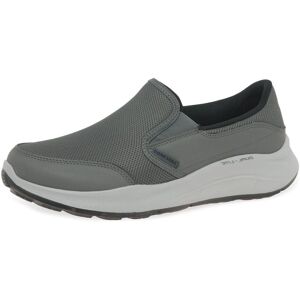 Skechers Relaxed Fit Equalizer 5.0 Slip-on Trainers - Grey Skechers Relaxed Fit Equalizer 5.0 Slip-on Trainers - Grey