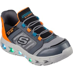 Skechers Hypno-Flash 2.0 Odelux Lightweight Trainers - Charcoal/Orange Skechers Hypno-Flash 2.0 Odelux Lightweight Trainers - Charcoal/Orange