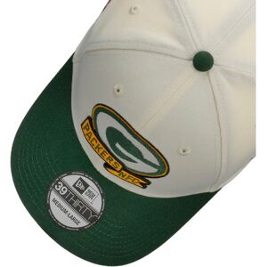 New Era 39Thirty NFC Packers Cap - cream white - Men - Size: M/L New Era 39Thirty NFC Packers Cap - cream white - Men - Size: M/L
