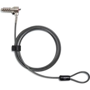 HP Essential Nano Combination Cable Lock - 1.83m - Laptop Security HP Essential Nano Combination Cable Lock - 1.83m - Laptop Security