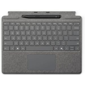 Clavier Microsoft Surface Pro avec Slim Pen AZERTY Belge - Platine - Clavier - Publicité Clavier Microsoft Surface Pro avec Slim Pen AZERTY Belge - Platine - Clavier - Publicité