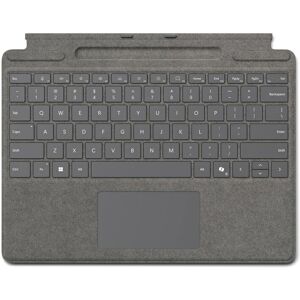 Clavier Microsoft Surface Pro avec rangement pour stylet - Business AZERTY - Platine Clavier Microsoft Surface Pro avec rangement pour stylet - Business AZERTY - Platine