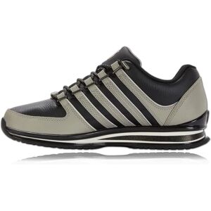Chaussures K-Swiss Rinzler en Cuir pour Hommes - Noir-Gris - Publicité Chaussures K-Swiss Rinzler en Cuir pour Hommes - Noir-Gris - Publicité