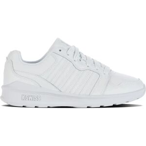 K-Swiss Rival Trainer - Baskets en Cuir Blanc - Publicité K-Swiss Rival Trainer - Baskets en Cuir Blanc - Publicité