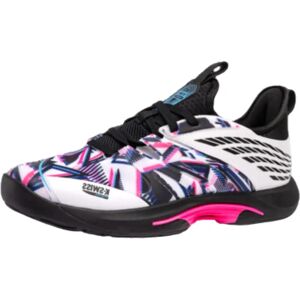 K-Swiss Speedtrac Padel Chaussures de Tennis blanches noires néon roses - Publicité K-Swiss Speedtrac Padel Chaussures de Tennis blanches noires néon roses - Publicité