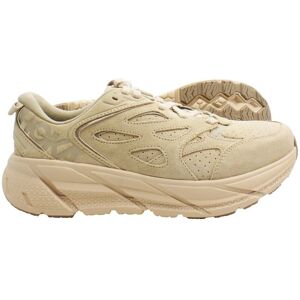 HOKA Women's Clifton L Suede Running Shoes - Shoes in Shifting Sand/Dune HOKA Women's Clifton L Suede Running Shoes - Shoes in Shifting Sand/Dune