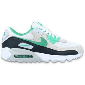 Nike Air Max 90 Hvite Sneakers - Pustende, 90-talls Stil Nike Air Max 90 Hvite Sneakers - Pustende, 90-talls Stil
