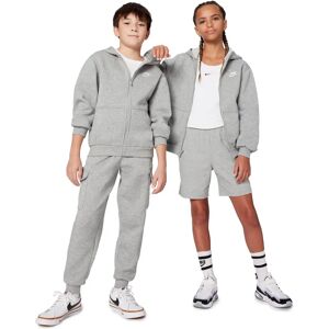 NIKE SPORTSWEAR Kids Grey Full-Zip Hoodie - Kids Hoodie NIKE SPORTSWEAR Kids Grey Full-Zip Hoodie - Kids Hoodie