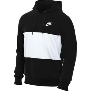 Nike Felpa con Cappuccio French Terry Nero/Bianco - Felpa Nike Felpa con Cappuccio French Terry Nero/Bianco - Felpa