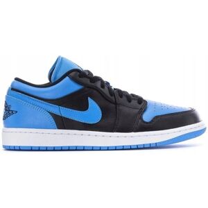Nike Air Jordan 1 Low Herre Sneakers - Sort/Blå - 553558-041 Nike Air Jordan 1 Low Herre Sneakers - Sort/Blå - 553558-041