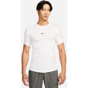 Nike Pro Weiß Kurzarm Fitness-T-Shirt - Feuchtigkeitsableitend Nike Pro Weiß Kurzarm Fitness-T-Shirt - Feuchtigkeitsableitend