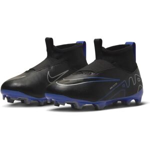 Nike Junior Mercurial Superfly 9 Academy Firm Ground Football Boots - Black/Chrome Nike Junior Mercurial Superfly 9 Academy Firm Ground Football Boots - Black/Chrome