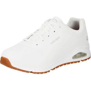 Skechers Herren Relaxed Fit Uno SR Sutal Turnschuhe - Weiß Skechers Herren Relaxed Fit Uno SR Sutal Turnschuhe - Weiß