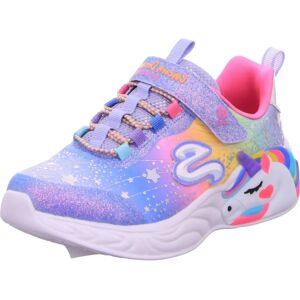 Skechers Kids Unicorn Dreams Light-Up Shoes - Blue/Pink/Violet Skechers Kids Unicorn Dreams Light-Up Shoes - Blue/Pink/Violet