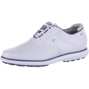 Zapatos de golf impermeables FootJoy Traditions Blanco/Azul/Gris - 40 Zapatos de golf impermeables FootJoy Traditions Blanco/Azul/Gris - 40