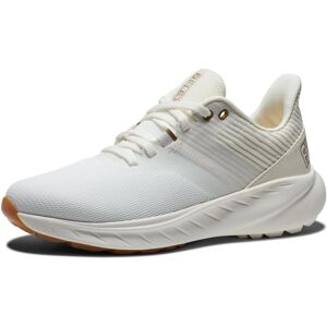 Chaussures de golf FootJoy Flex pour femmes - Blanc/Beige - Publicité Chaussures de golf FootJoy Flex pour femmes - Blanc/Beige - Publicité
