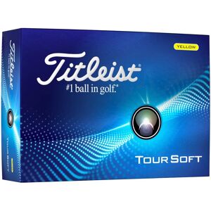 Titleist Tour Soft Golf Balls - Yellow - Soft Feel & Distance Titleist Tour Soft Golf Balls - Yellow - Soft Feel & Distance