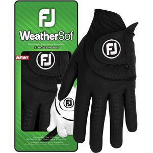 FootJoy WeatherSof Black Golf Gloves - Left Hand, Large - Golf Accessories FootJoy WeatherSof Black Golf Gloves - Left Hand, Large - Golf Accessories