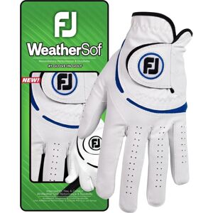 FootJoy WeatherSof Golf Glove - White/Blue - Mens FootJoy WeatherSof Golf Glove - White/Blue - Mens