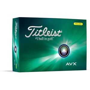 Ballons de golf Titleist AVX - Jaune - 12 pièces - Publicité Ballons de golf Titleist AVX - Jaune - 12 pièces - Publicité