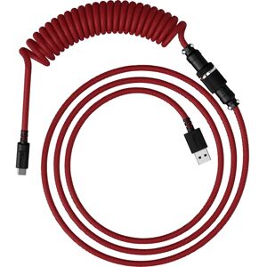 HyperX USB-C Spiralny Kabel Czerwony-Czarny - Kabel HyperX USB-C Spiralny Kabel Czerwony-Czarny - Kabel