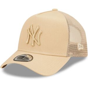 New Era Yankees Beigefarbene Cap - Verstellbare Mesh-Trucker New Era Yankees Beigefarbene Cap - Verstellbare Mesh-Trucker