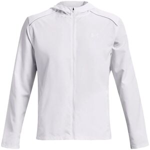 Under Armour Storm Run Hooded Jacket - Men - White / Steel / Reflective - Jacket Under Armour Storm Run Hooded Jacket - Men - White / Steel / Reflective - Jacket