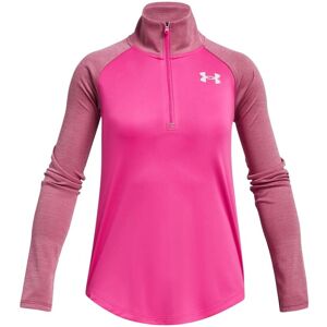 Under Armour Pink Half Zip Sweatshirt - Sweater Under Armour Pink Half Zip Sweatshirt - Sweater
