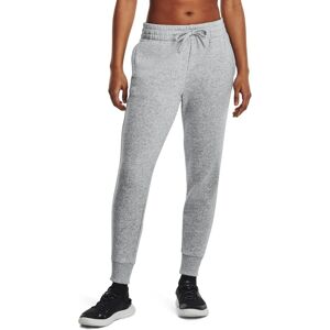 Under Armour Rival Fleece Joggers - Gri deschis Heather / Alb - Pantaloni Under Armour Rival Fleece Joggers - Gri deschis Heather / Alb - Pantaloni