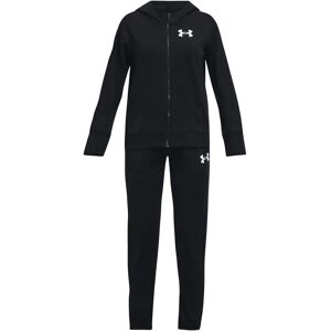 Under Armour Girls' Knit Hooded Tracksuit - Black / Rebel Pink - Girls' Sportswear Under Armour Girls' Knit Hooded Tracksuit - Black / Rebel Pink - Girls' Sportswear