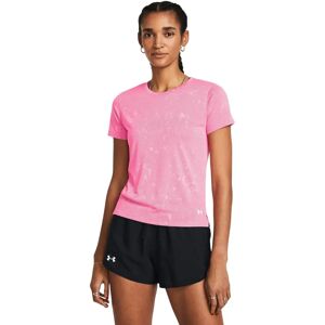 Under Armour Womens Launch Splatter SS T-Shirt - Pink - T-Shirt Under Armour Womens Launch Splatter SS T-Shirt - Pink - T-Shirt
