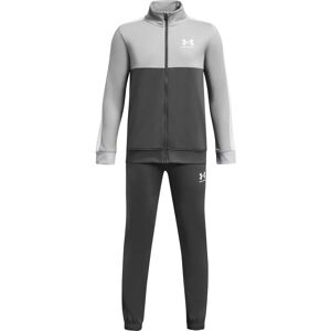 Under Armour Boys' Rival Colorblock Tracksuit - Gray/White/Blue Under Armour Boys' Rival Colorblock Tracksuit - Gray/White/Blue