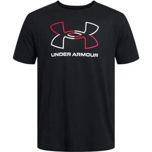 Under Armour UA Foundation Short Sleeve T-Shirt Black Red - T-Shirt Under Armour UA Foundation Short Sleeve T-Shirt Black Red - T-Shirt