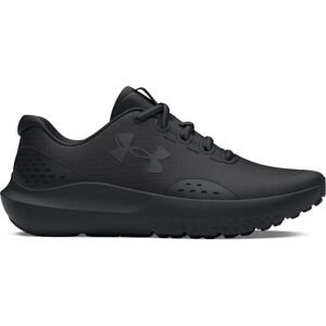 Under Armour Youths Surge 4 Trainers - Black - Supportive, Cushioned, Breathable Under Armour Youths Surge 4 Trainers - Black - Supportive, Cushioned, Breathable