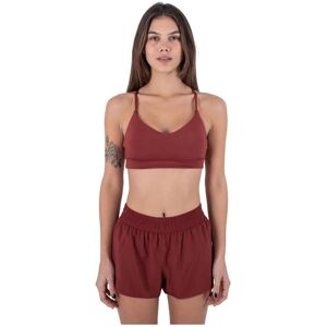 Sujetador Deportivo Solidario para Mujeres de Hurley - Rojo - Bajo Impacto Sujetador Deportivo Solidario para Mujeres de Hurley - Rojo - Bajo Impacto