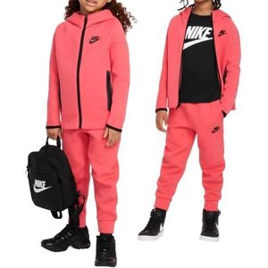 Nike Tech Fleece Unisex Tracksuit - Pink - 104-110 CM - Full-Zip Nike Tech Fleece Unisex Tracksuit - Pink - 104-110 CM - Full-Zip